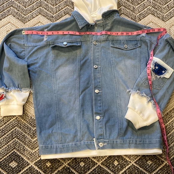 Jeans extra large, Japanese animation, Jean button up jacket - Picture 11 of 14